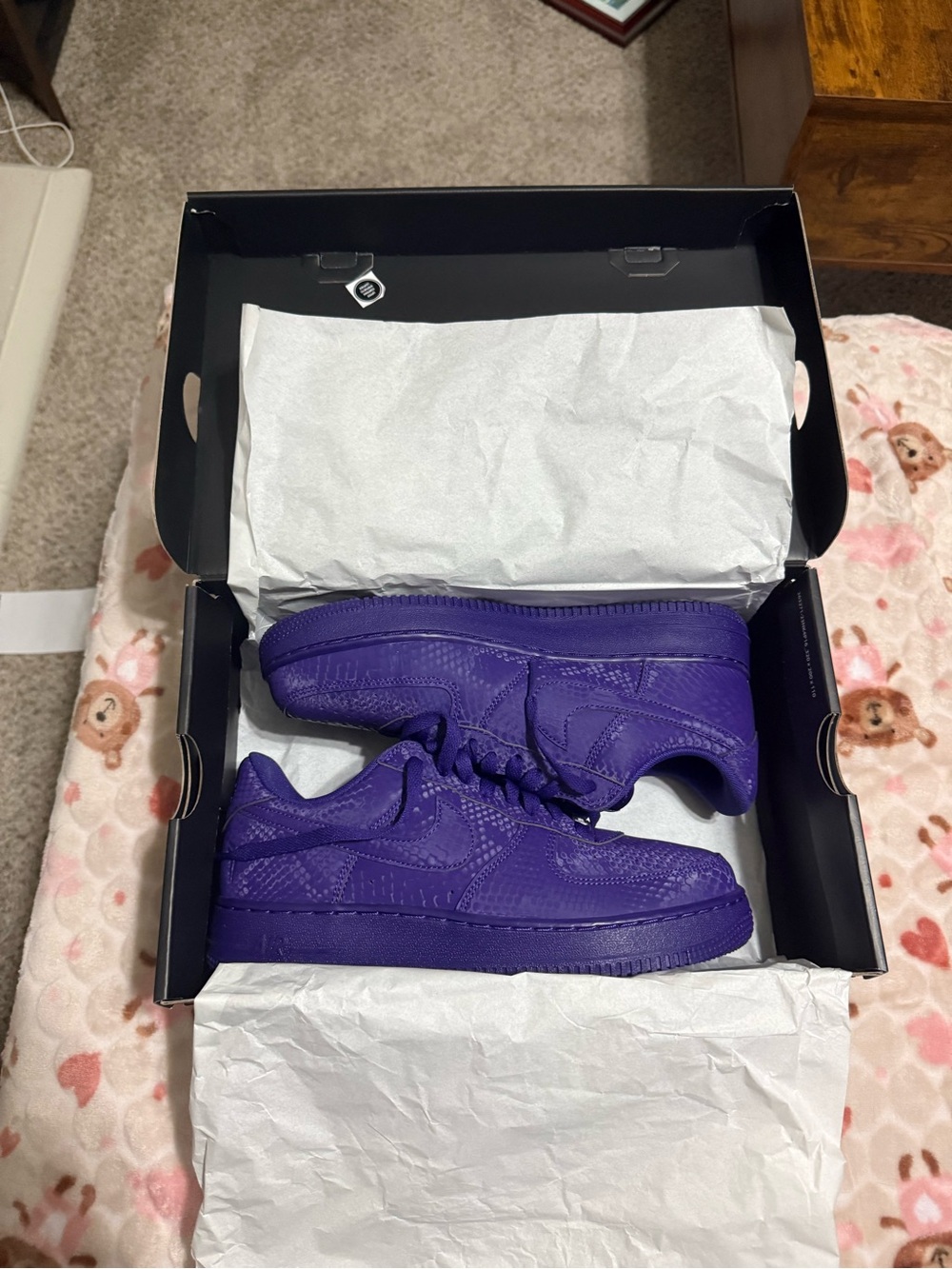 Nike Kobe Air Force 1 Low Court Purple